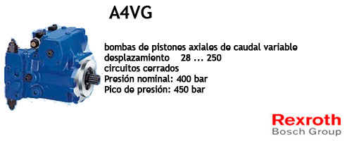  bombas de pistones, hidraulica americana